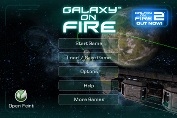「Galaxy On Fire 3D」